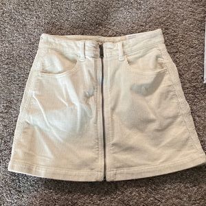 Super Hi-rise A-line Mini Skirt